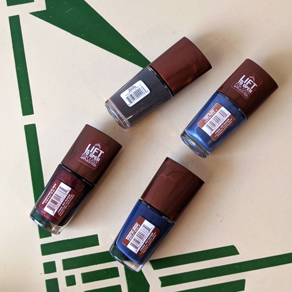 NEW Mineral Fusion bundle - Bedrock, Slate, Midnight Ridge, Azure Sky 0.33 FL oz - Picture 2 of 6